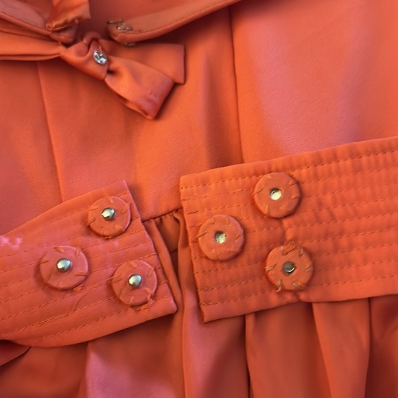 Vera Wang White Halter V-Neck Dress w/Sash Sunset Sz 10 NWT Bows Bridesmaid Chic - Picture 10 of 11